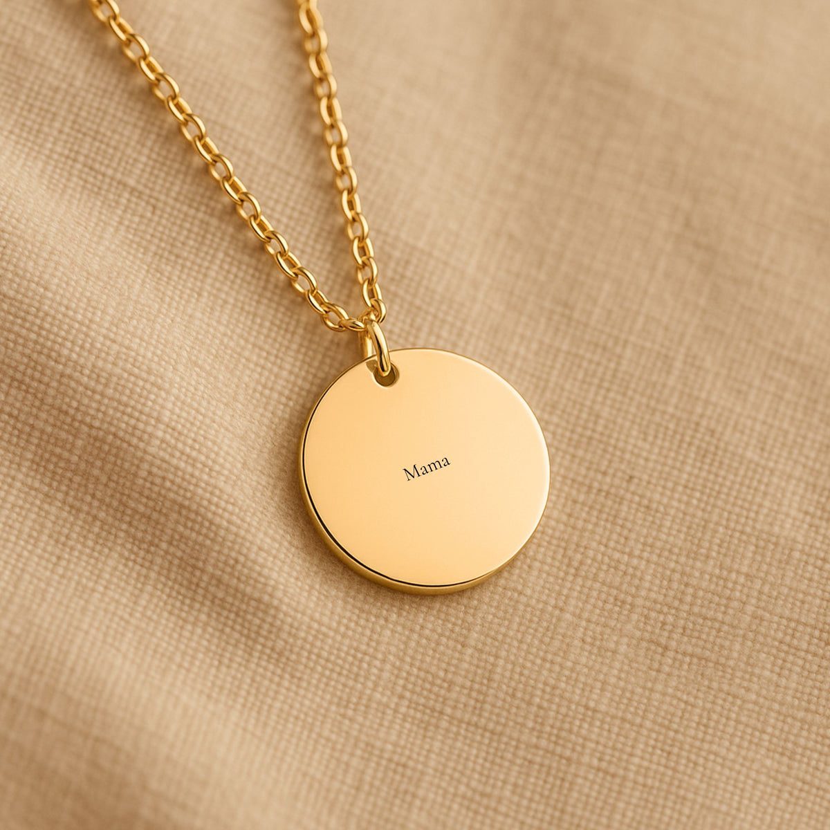 Personalized Name Necklace with Message Card for Mom & Grandma — Custom Engraved Necklace Gift